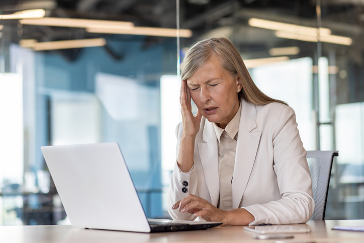 A woman researching how remarriage will affect her retirement or disability benefits under Social Security.